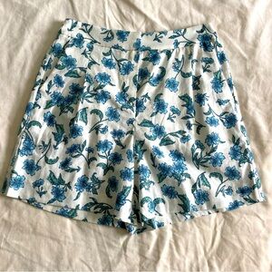 J. Crew NWT Linen-blend Elastic-back Shorts